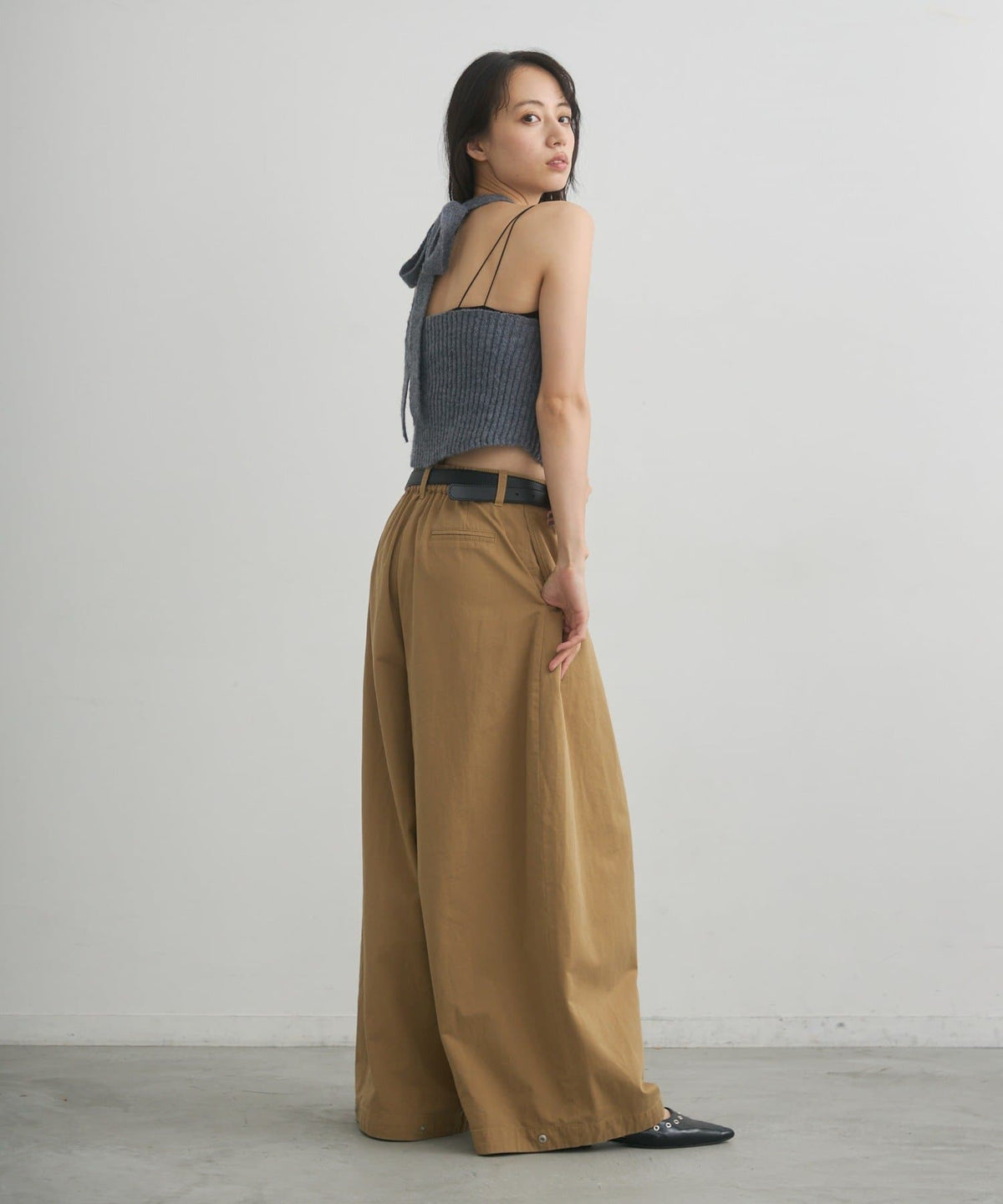 [3 Size Best !] Kastane Barrel Leg Twill Pants - Image 17