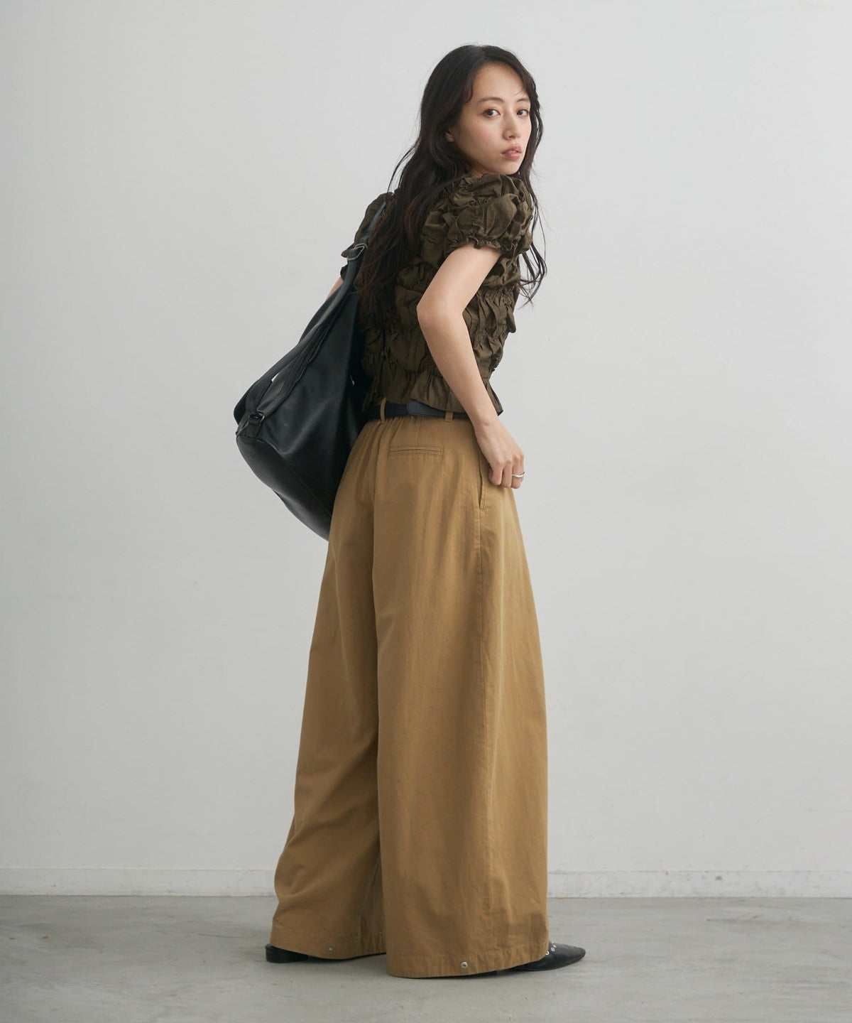 [3 Size Best !] Kastane Barrel Leg Twill Pants - Image 19