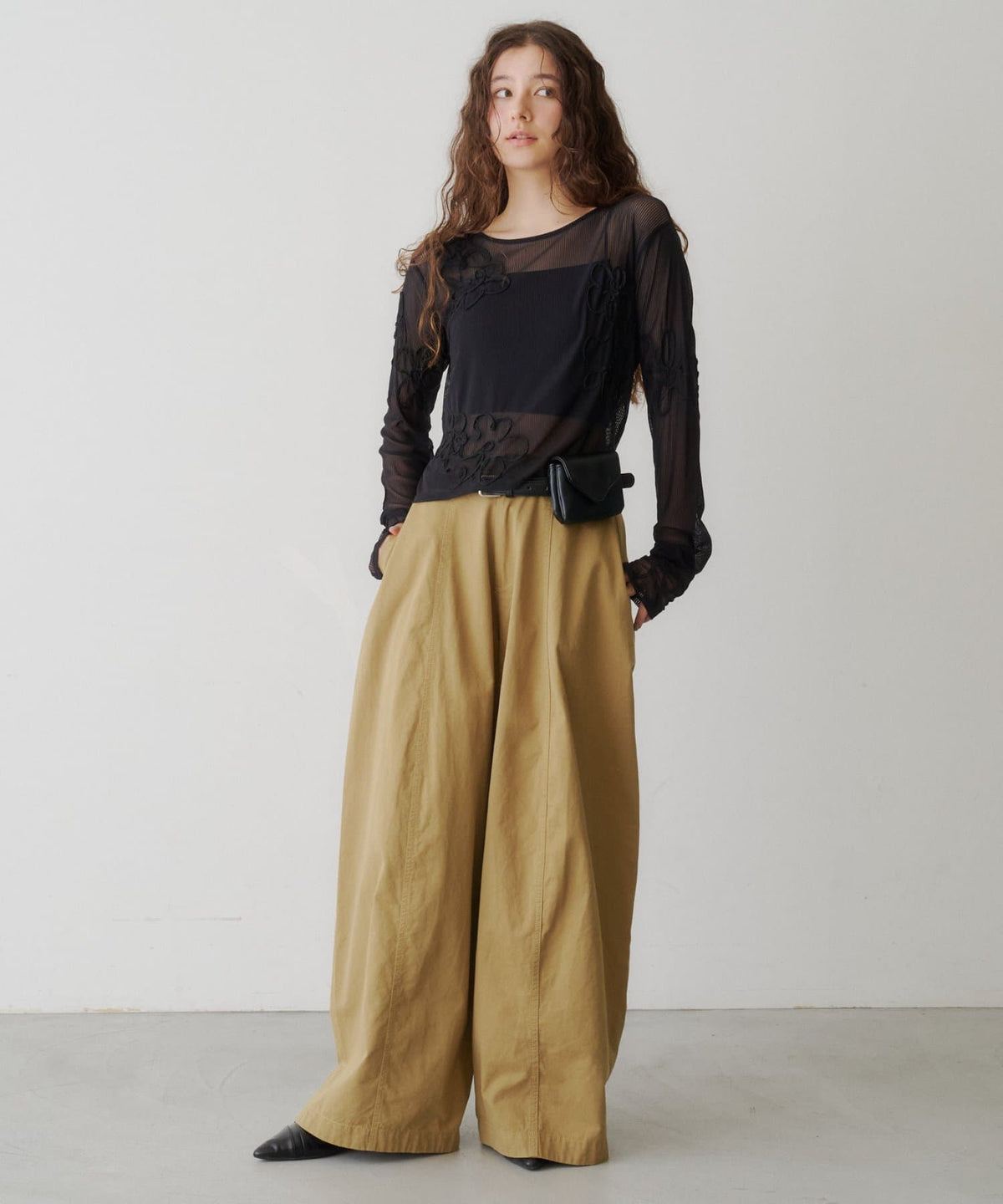 [3 Size Best !] Kastane Barrel Leg Twill Pants - Image 6
