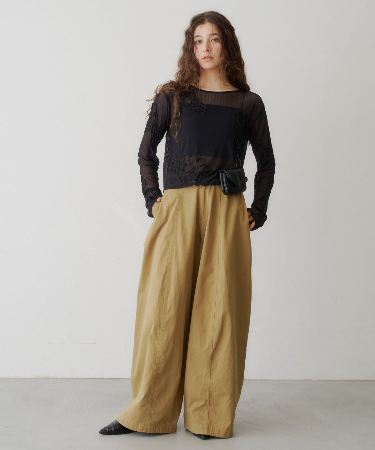 [3 Size Best !] Kastane Barrel Leg Twill Pants - Image 7