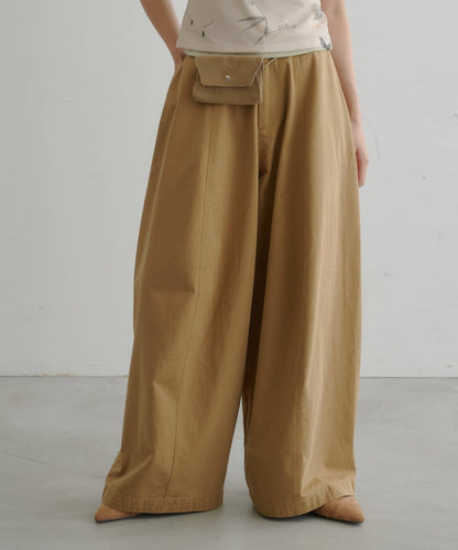 [3 Size Best !] Kastane Barrel Leg Twill Pants - Image 9