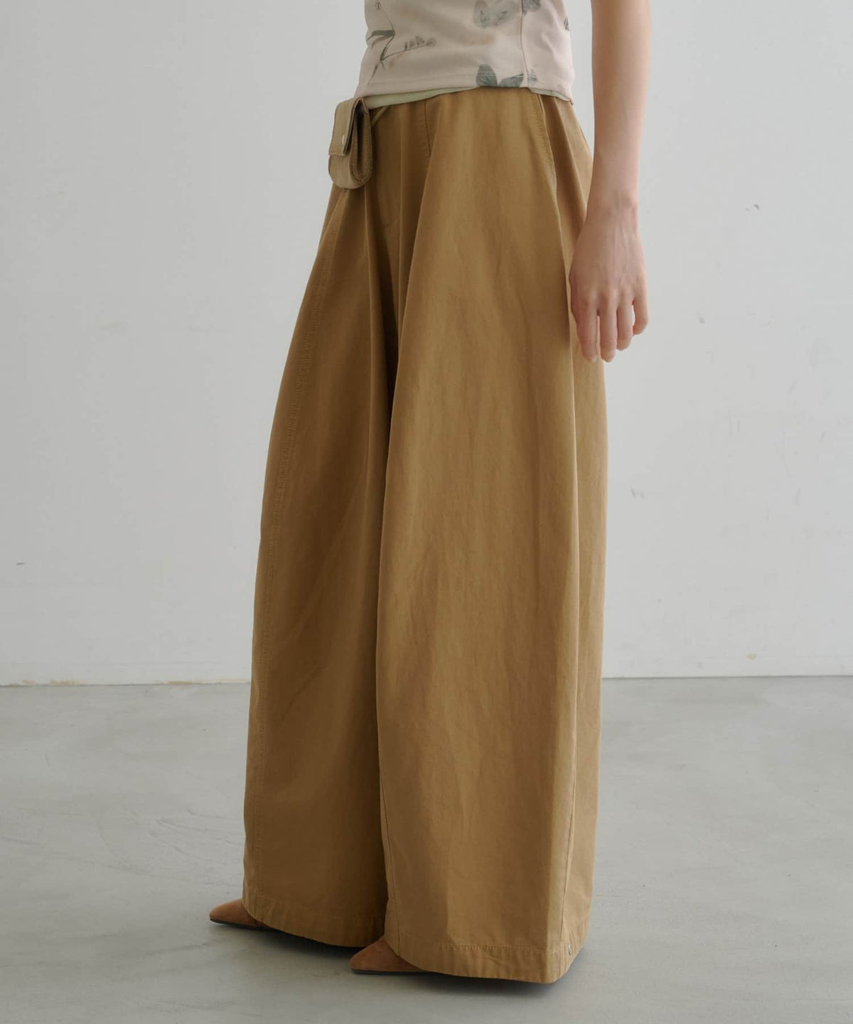 [3 Size Best !] Kastane Barrel Leg Twill Pants - Image 10
