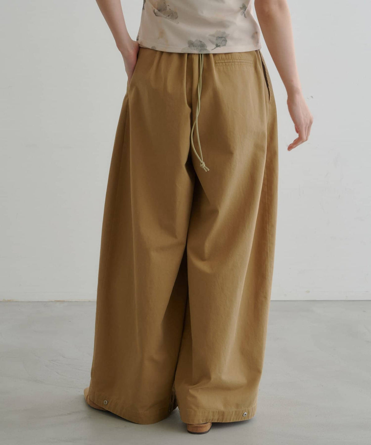 [3 Size Best !] Kastane Barrel Leg Twill Pants - Image 11