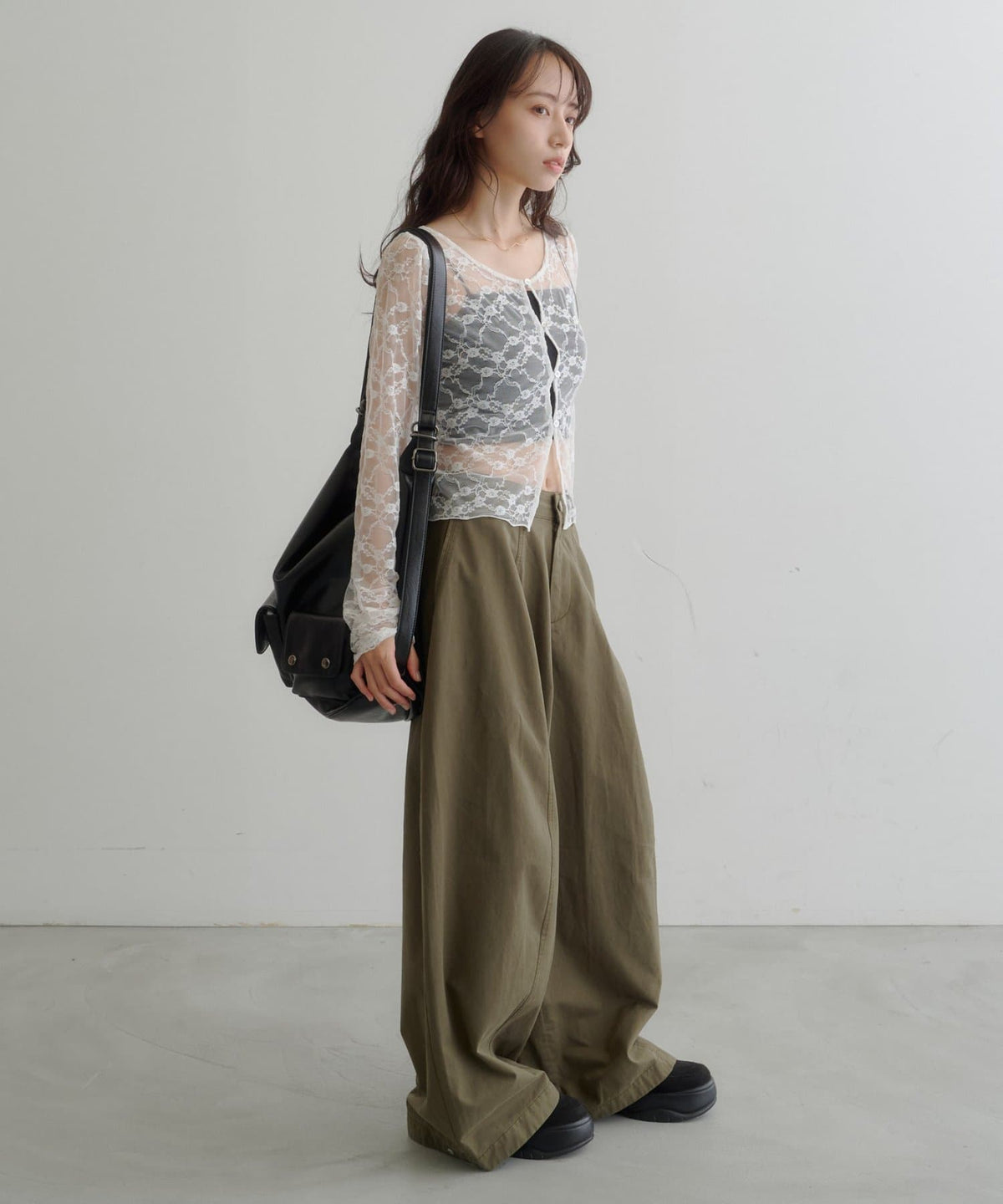 [3 Size Best !] Kastane Barrel Leg Twill Pants - Image 35