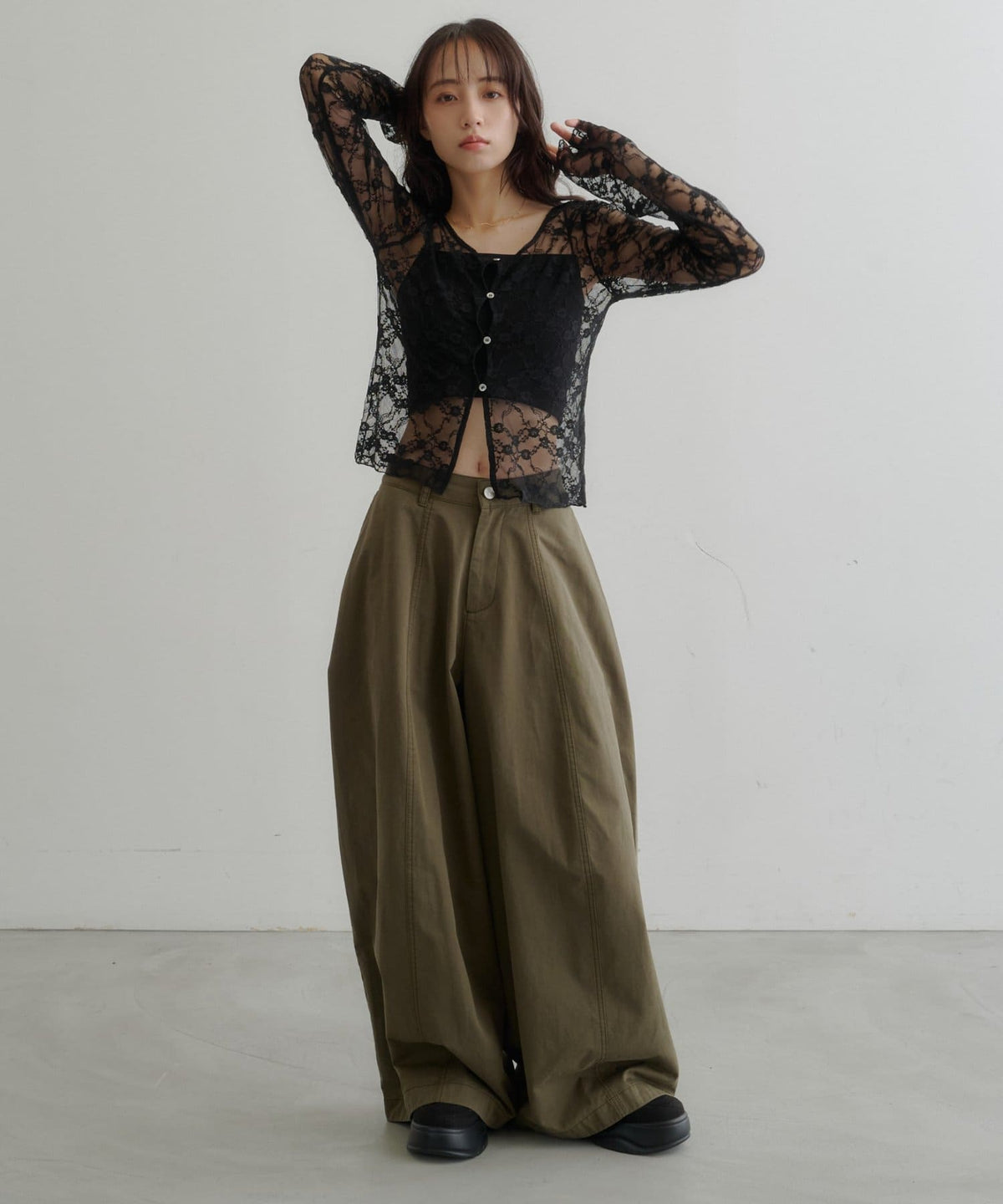 [3 Size Best !] Kastane Barrel Leg Twill Pants - Image 37