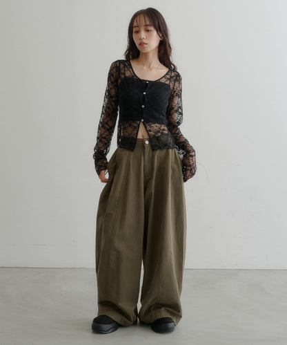[3 Size Best !] Kastane Barrel Leg Twill Pants - Image 38