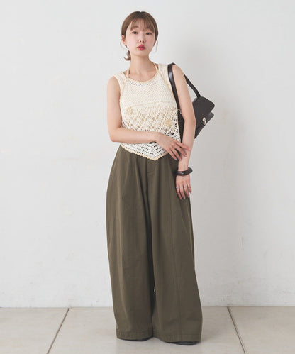 [3 Size Best !] Kastane Barrel Leg Twill Pants - Image 40