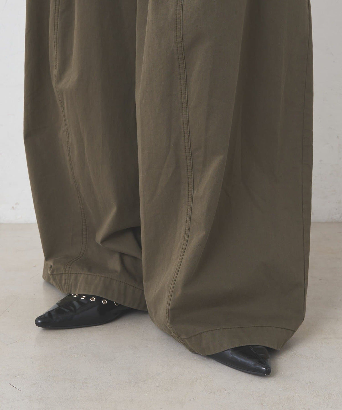 [3 Size Best !] Kastane Barrel Leg Twill Pants - Image 44