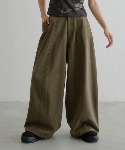 [3 Size Best !] Kastane Barrel Leg Twill Pants - Image 22