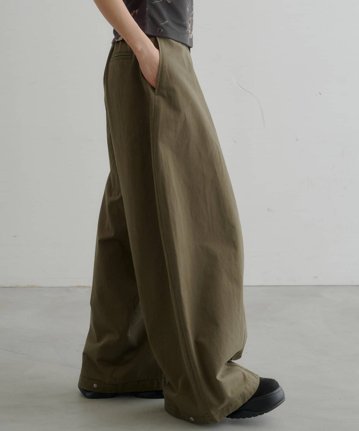 [3 Size Best !] Kastane Barrel Leg Twill Pants - Image 23