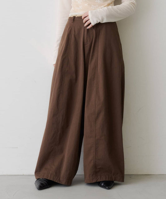 [3 Size Best !] Kastane Barrel Leg Twill Pants - Image 2