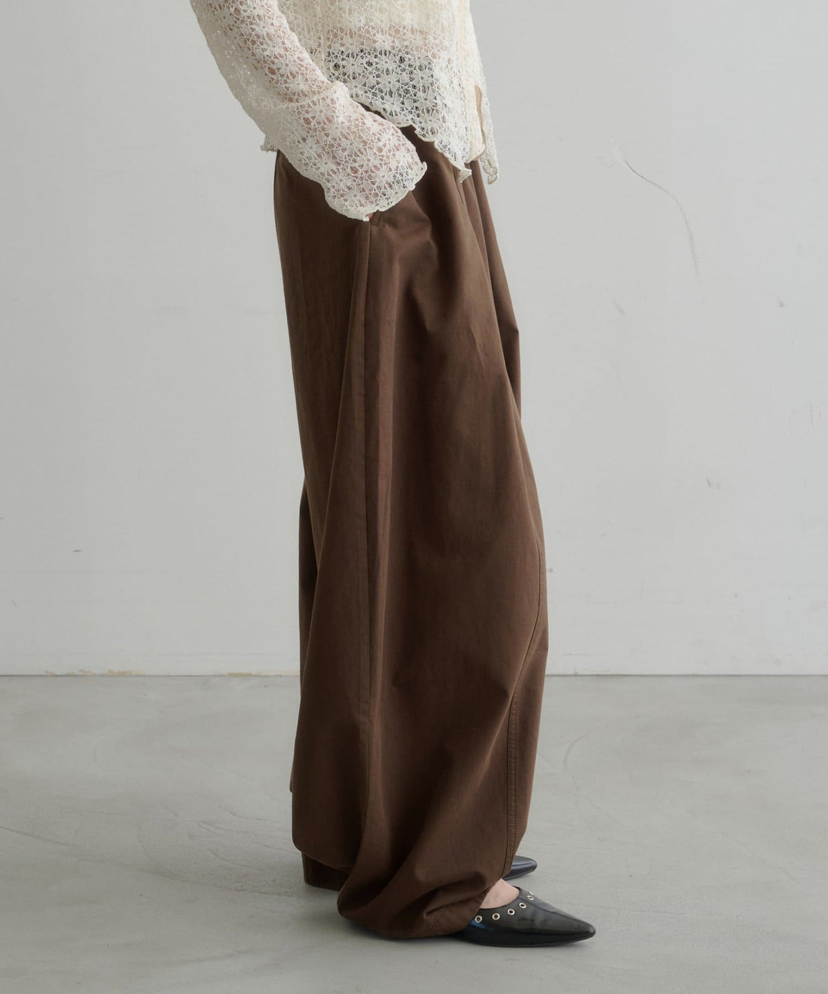 [3 Size Best !] Kastane Barrel Leg Twill Pants - Image 58