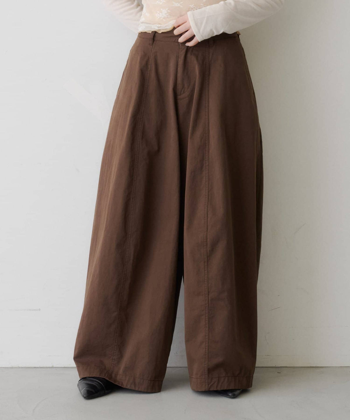 [3 Size Best !] Kastane Barrel Leg Twill Pants - Image 50