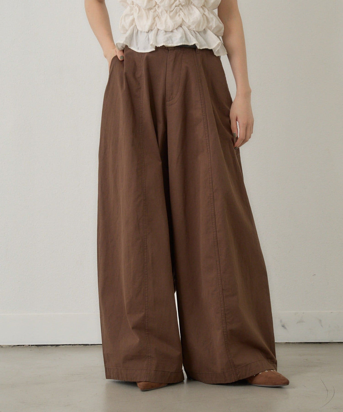 [3 Size Best !] Kastane Barrel Leg Twill Pants - Image 54