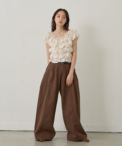 [3 Size Best !] Kastane Barrel Leg Twill Pants - Image 55