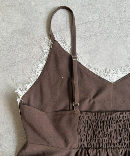 Thevon Lace-paneled frill bustier - Image 24