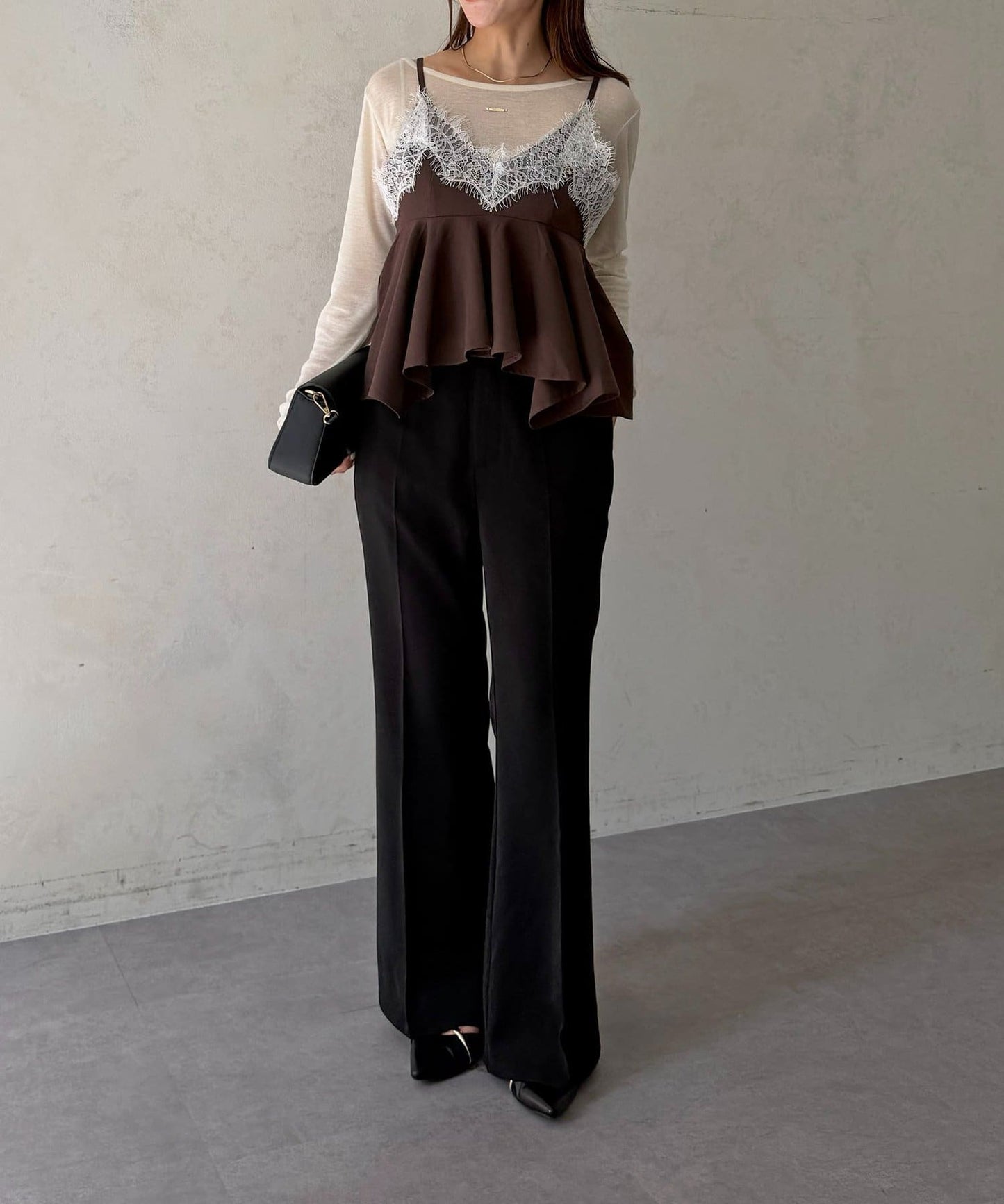 Thevon Lace-paneled frill bustier - Image 15