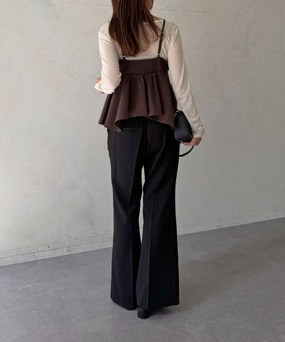 Thevon Lace-paneled frill bustier - Image 17