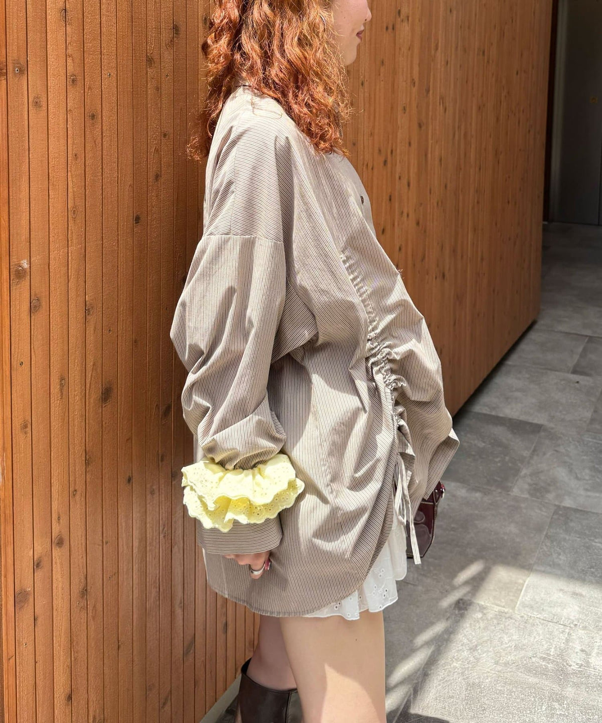 CIAOPANIC Shirred Big Shirt - Image 8