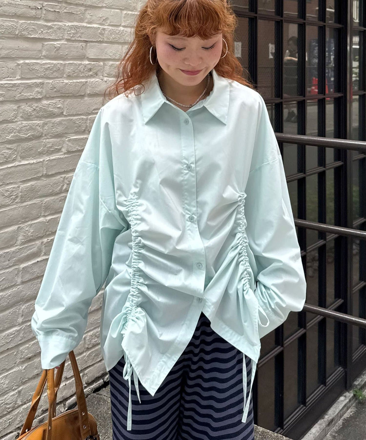 CIAOPANIC Shirred Big Shirt - Image 13