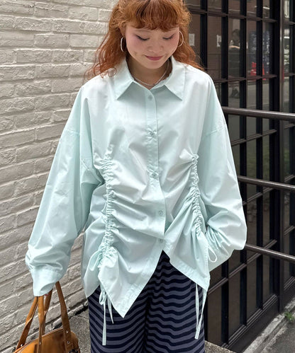 CIAOPANIC Shirred Big Shirt - Image 13