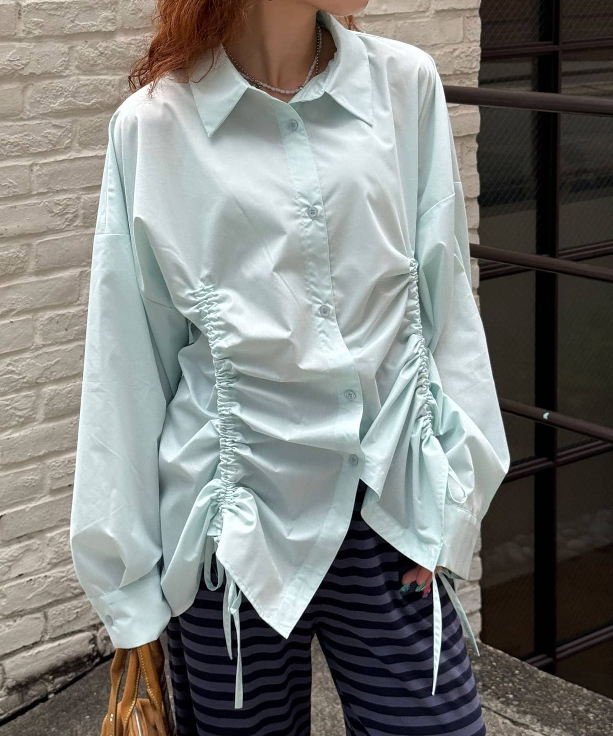 CIAOPANIC Shirred Big Shirt - Image 15