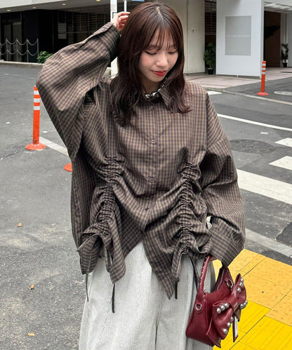 CIAOPANIC Shirred Big Shirt - Image 21