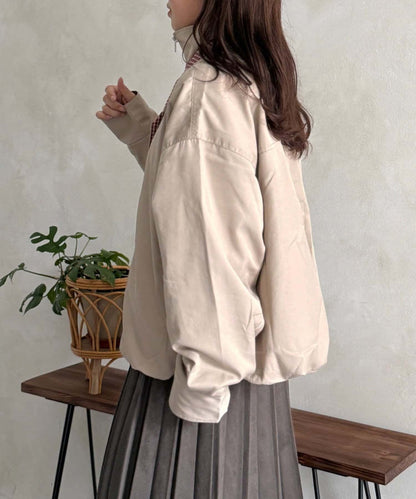 CPCM 格紋領口 balloon jacket - Image 11