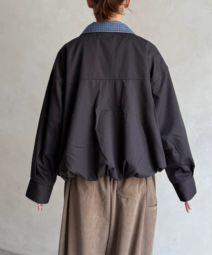 CPCM 格紋領口 balloon jacket - Image 8