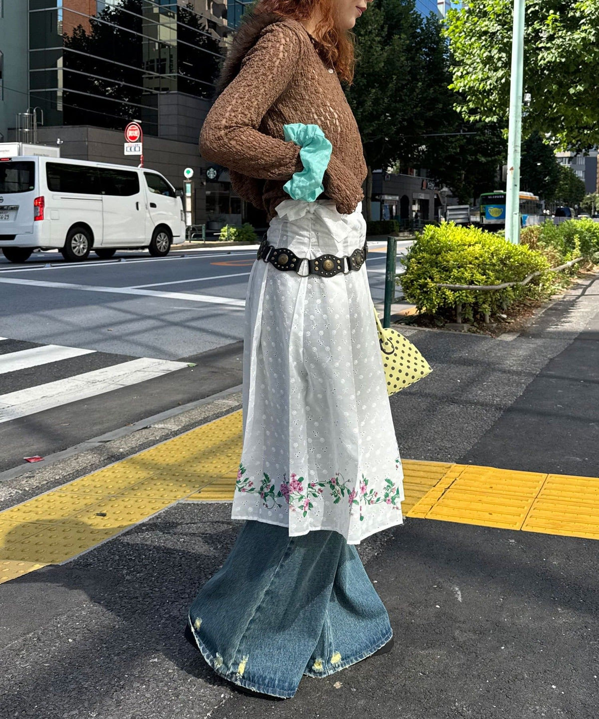 CIAOPANIC Pleated Floral Layered Midi Wrap Skirt - Image 9