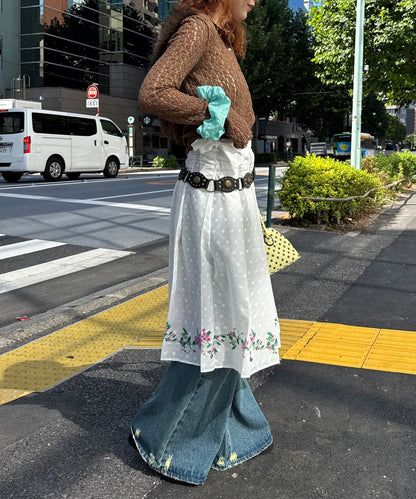 CIAOPANIC Pleated Floral Layered Midi Wrap Skirt - Image 9