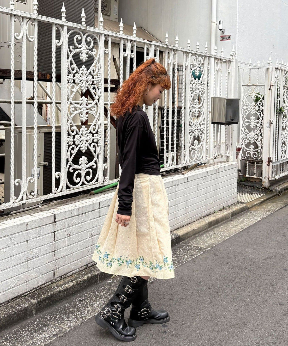 CIAOPANIC Pleated Floral Layered Midi Wrap Skirt - Image 19