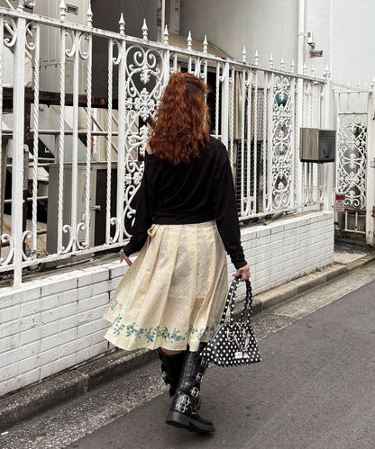 CIAOPANIC Pleated Floral Layered Midi Wrap Skirt - Image 20