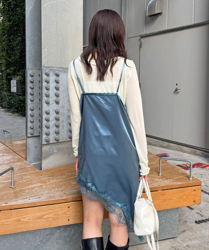 CIAOPANIC Satin print asymmetrical camisole dress - Image 8