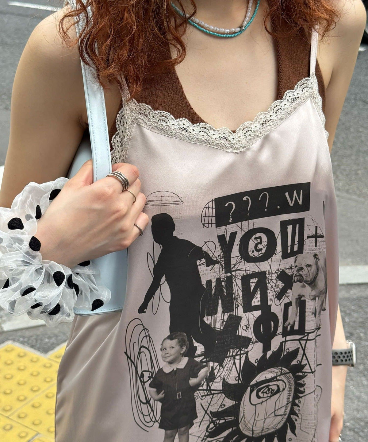 CIAOPANIC Satin print asymmetrical camisole dress - Image 12