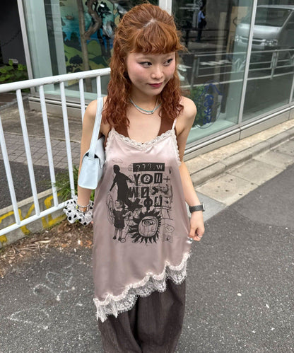 CIAOPANIC Satin print asymmetrical camisole dress - Image 13