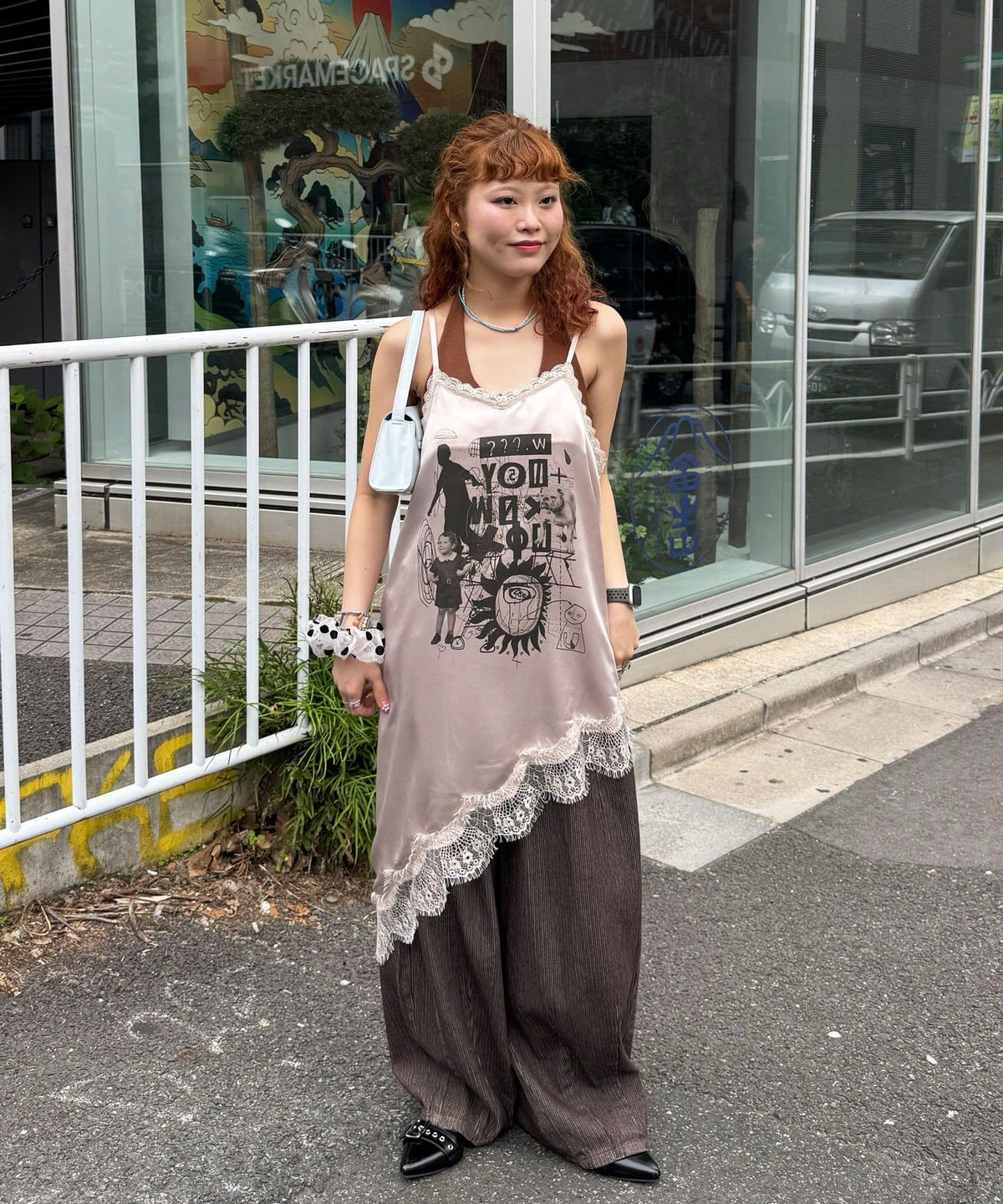 CIAOPANIC Satin print asymmetrical camisole dress - Image 14