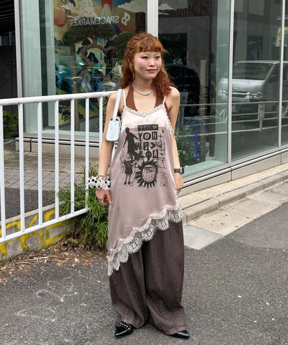 CIAOPANIC Satin print asymmetrical camisole dress - Image 14