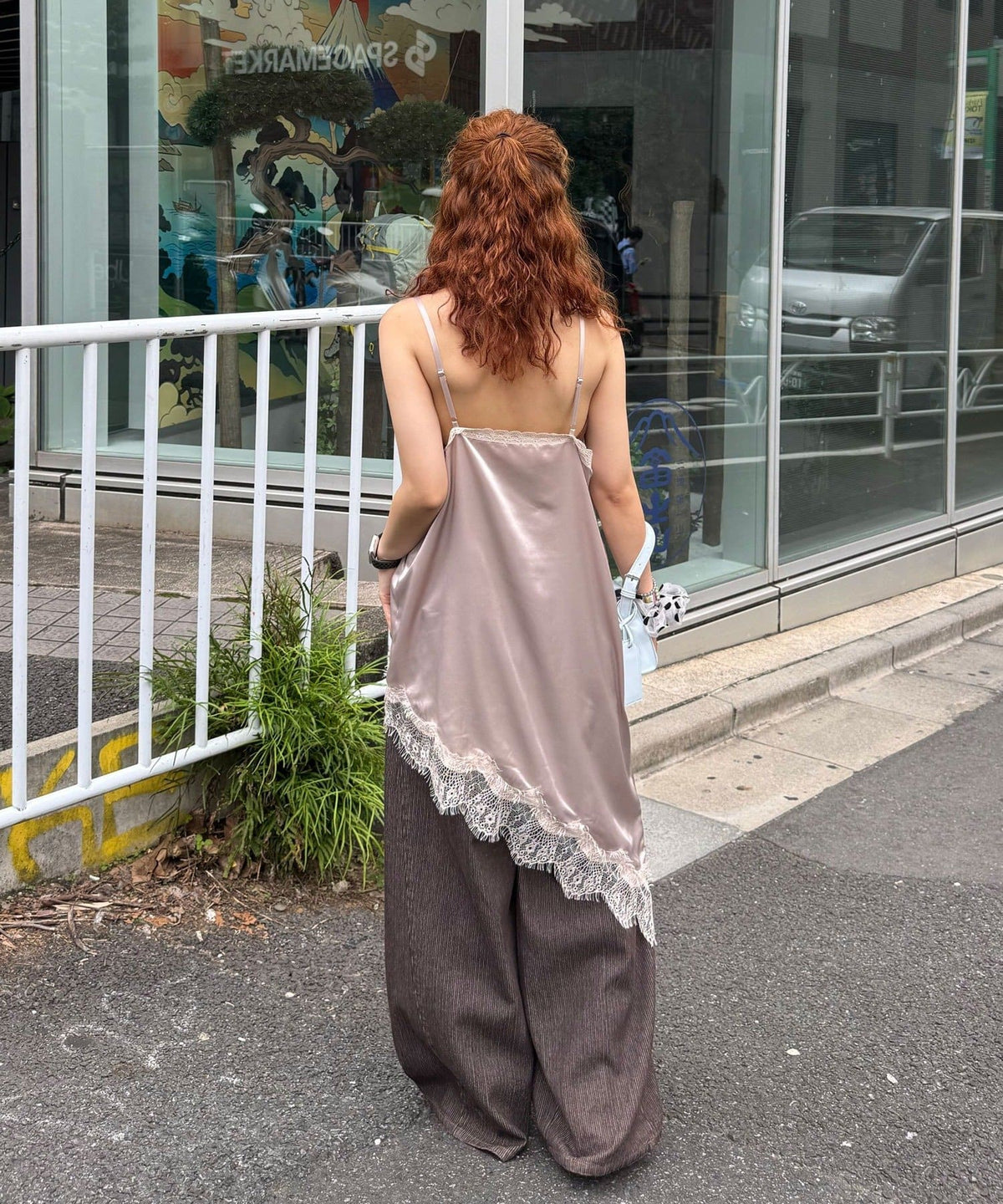CIAOPANIC Satin print asymmetrical camisole dress - Image 16