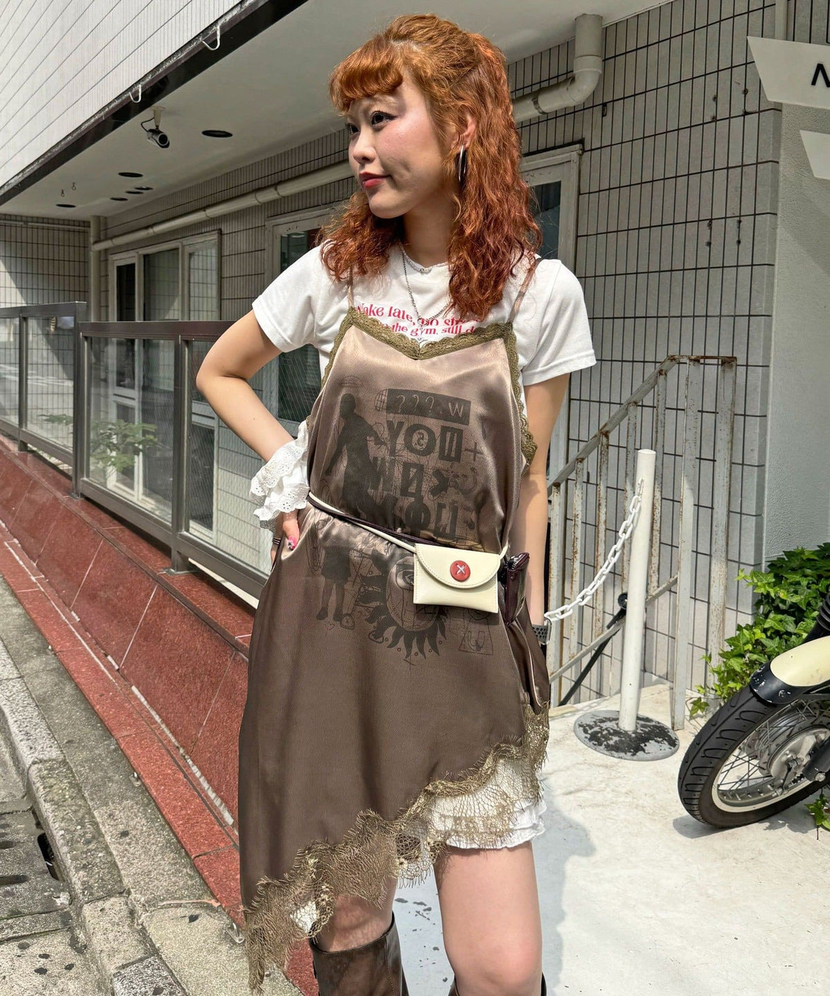 CIAOPANIC Satin print asymmetrical camisole dress - Image 18