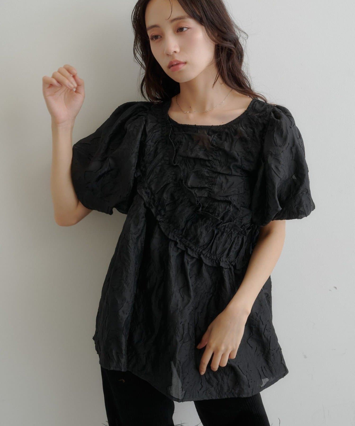 kastane Frill sash blouse - Image 4