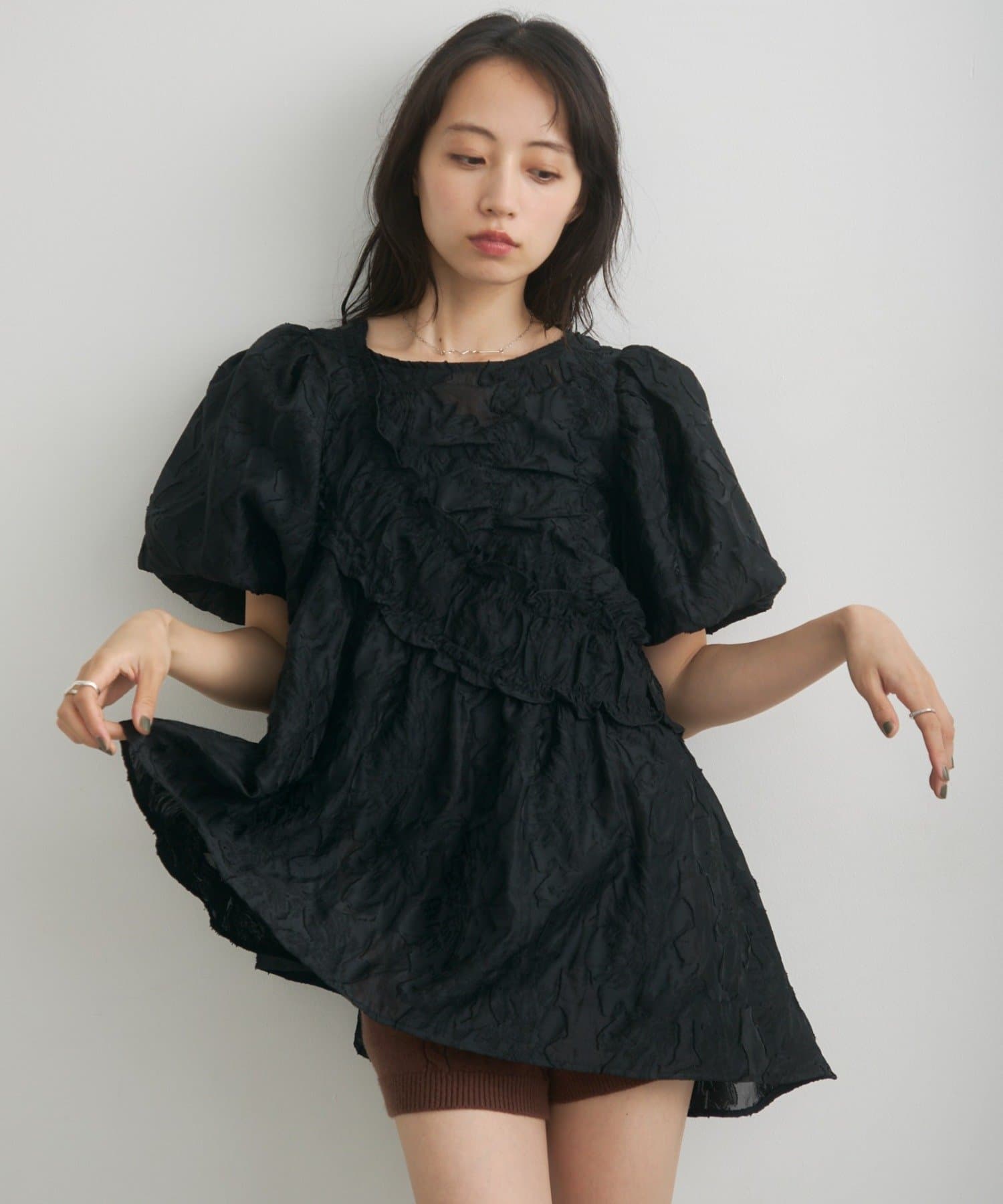 kastane Frill sash blouse - Image 15