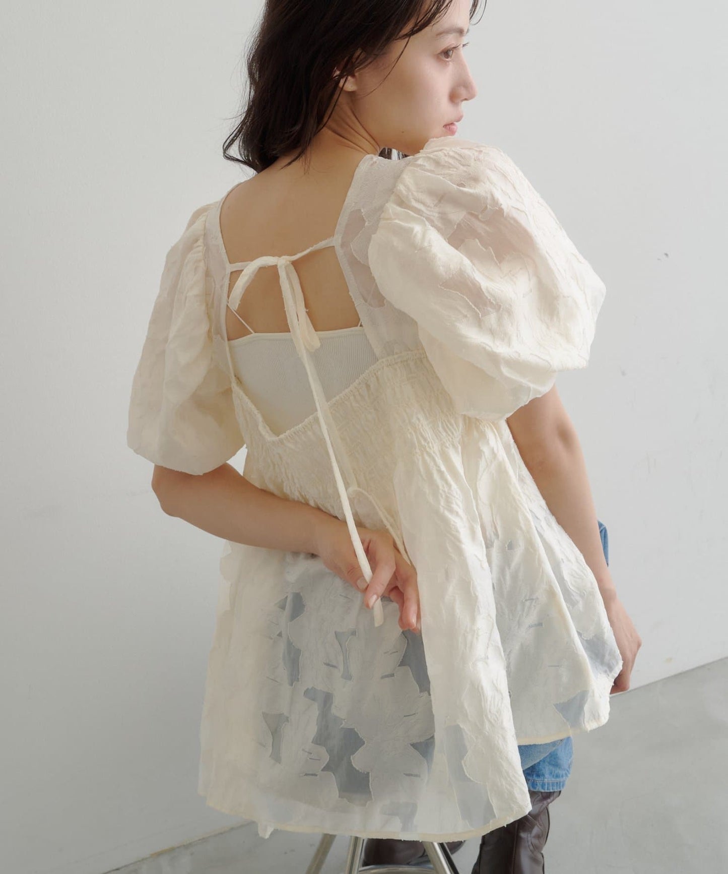 kastane Frill sash blouse - Image 31