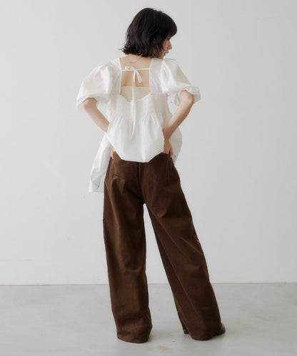 kastane Frill sash blouse - Image 37