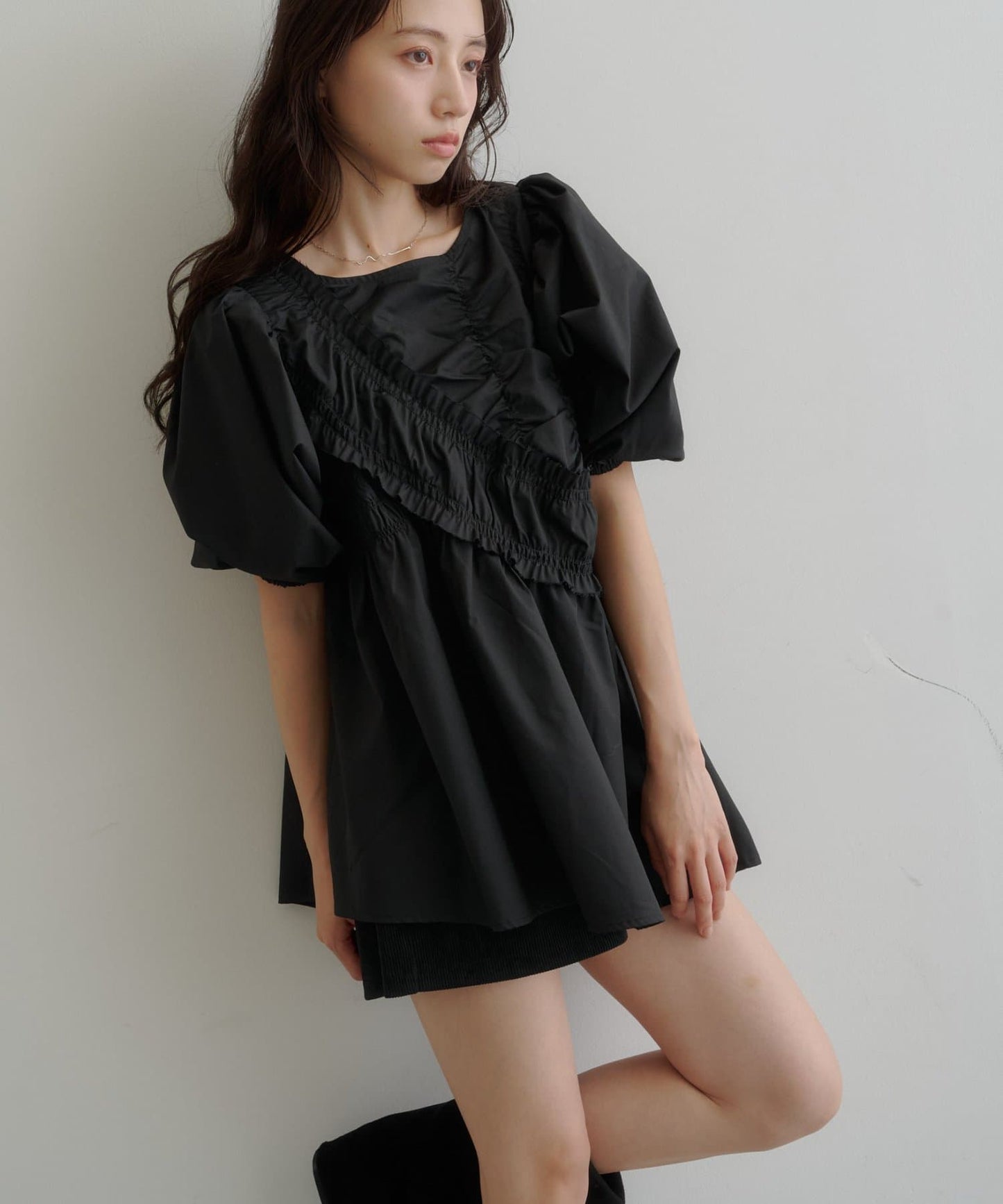 kastane Frill sash blouse - Image 40