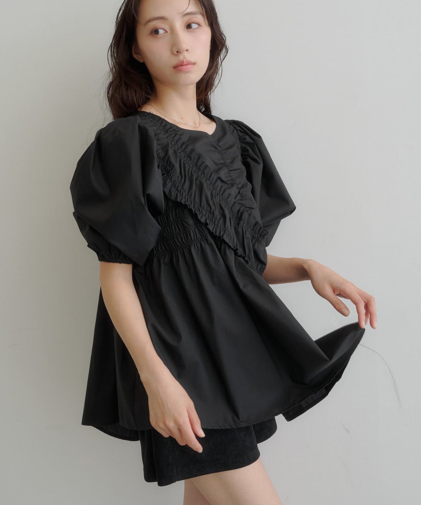 kastane Frill sash blouse - Image 42