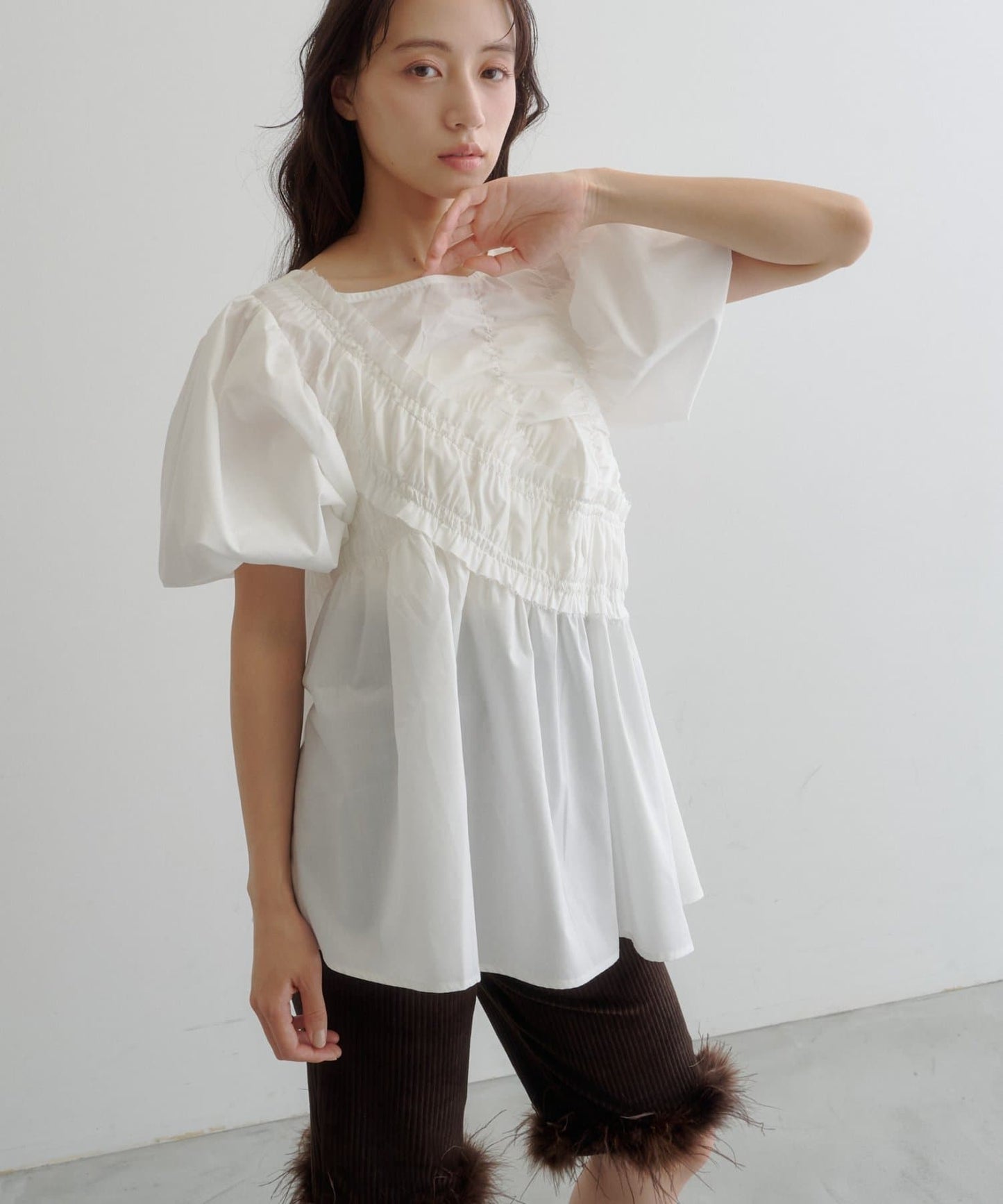 kastane Frill sash blouse - Image 51