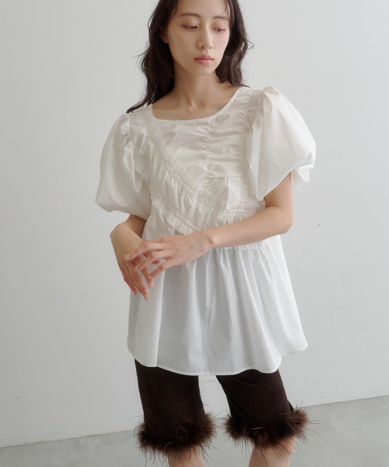 kastane Frill sash blouse - Image 52