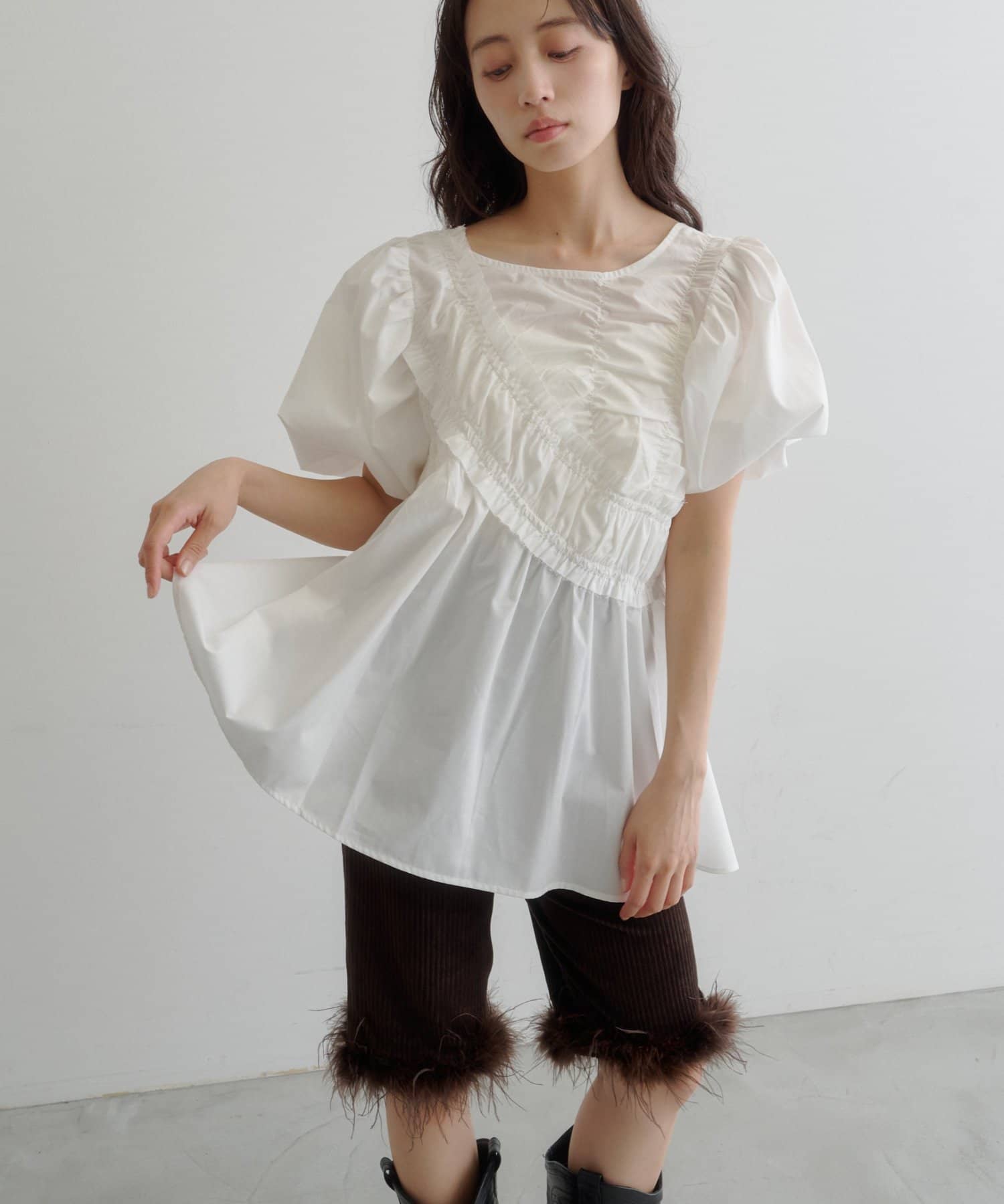 kastane Frill sash blouse - Image 53