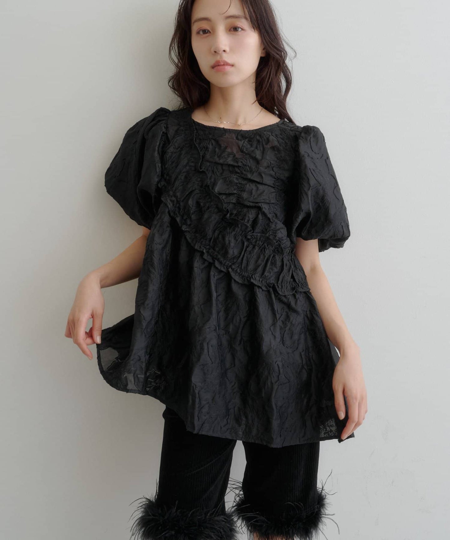 kastane Frill sash blouse - Image 9